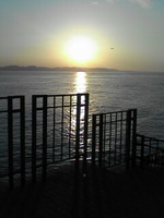 江ノ島からの日の出